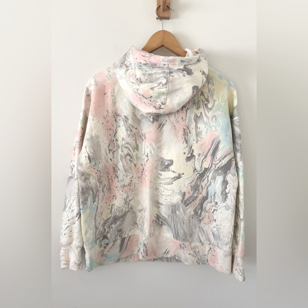 RAILS MAREN HOODIE IVORY PASTEL MARBLE NWOT SIZE M $188 - Picture 5 of 11